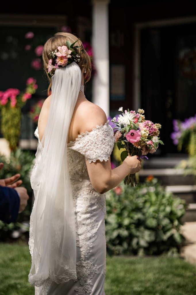 Calgary, Banff, Canmore wedding photographer, intimate, documentary style wedding, editorial, backyard