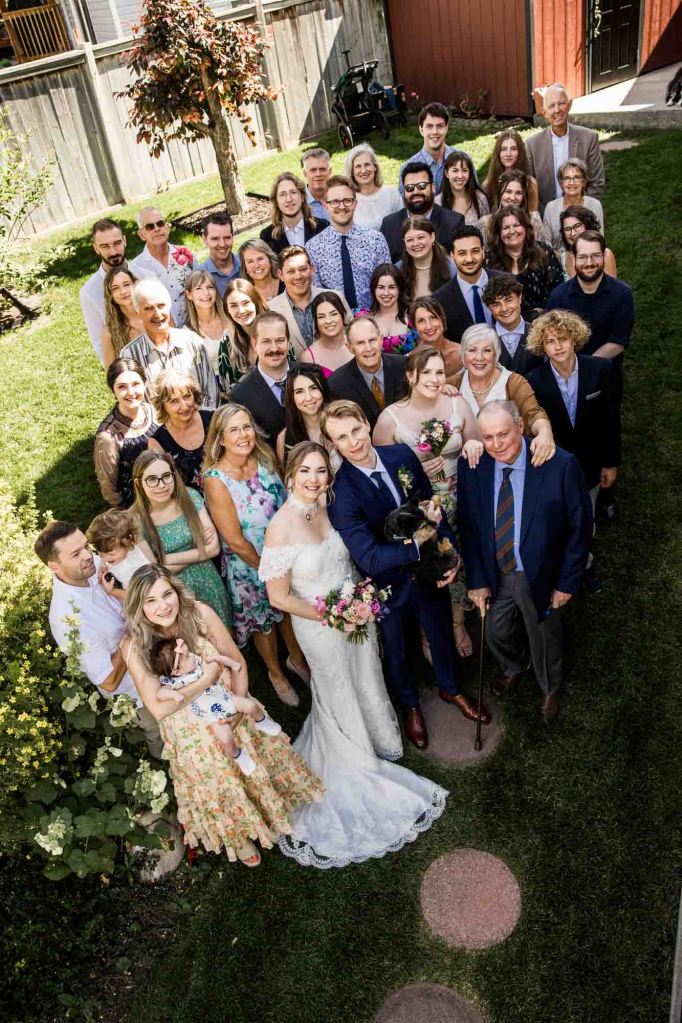 Calgary, Banff, Canmore wedding photographer, intimate, documentary style wedding, editorial, backyard