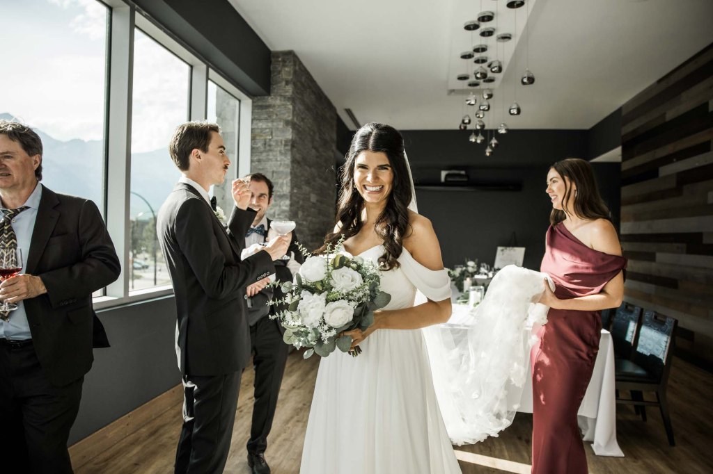 Calgary, Canmore, Banff wedding photographer, micro, intimate, documentary style wedding at the Sensory in Canmore