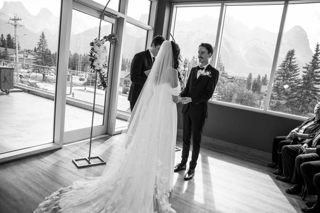 Calgary, Canmore, Banff wedding photographer, micro, intimate, documentary style wedding at the Sensory in Canmore