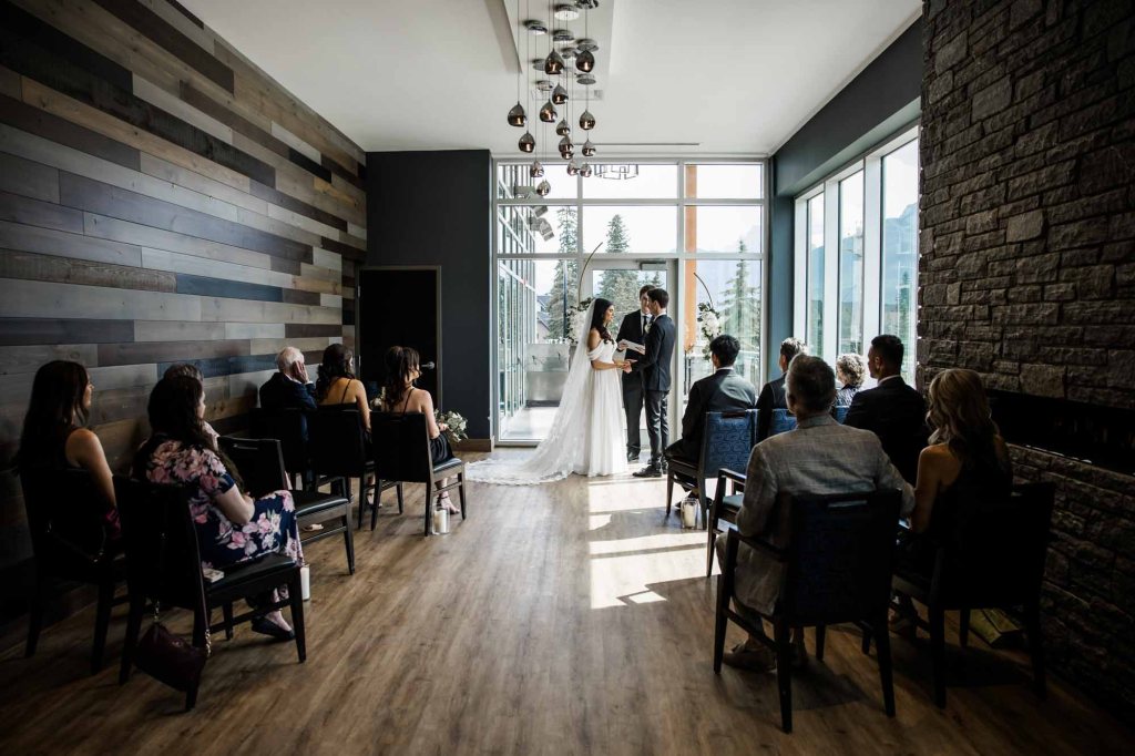 Calgary, Canmore, Banff wedding photographer, micro, intimate, documentary style wedding at the Sensory in Canmore