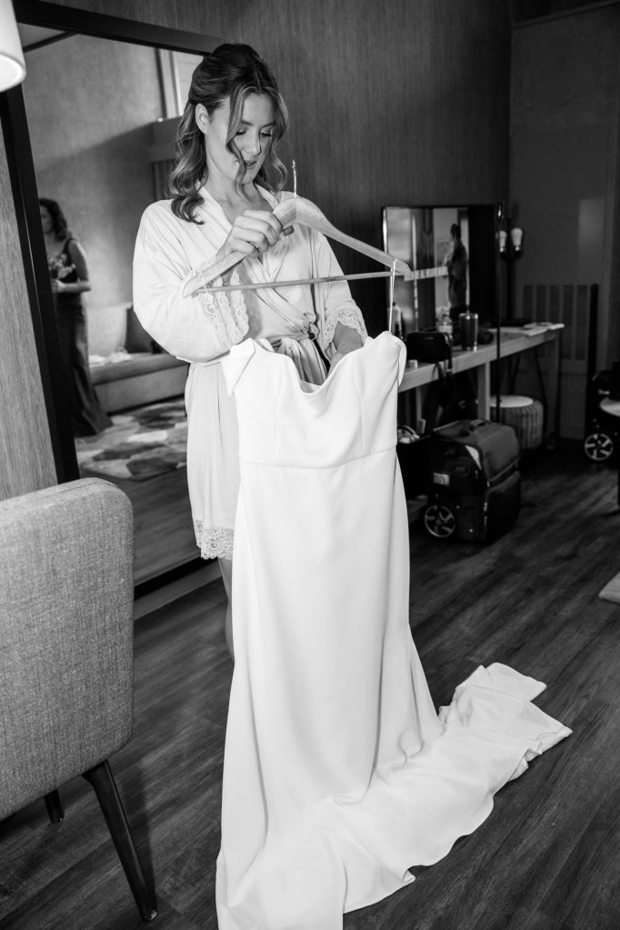 Calgary, Banff, Canmore, Kananaskis Country engagement and wedding photographer, couple on their wedding day at the Pomeroy Kananaskis Lodge, photoshoot in the mountains, storytelling, candid, warm, editorial photography