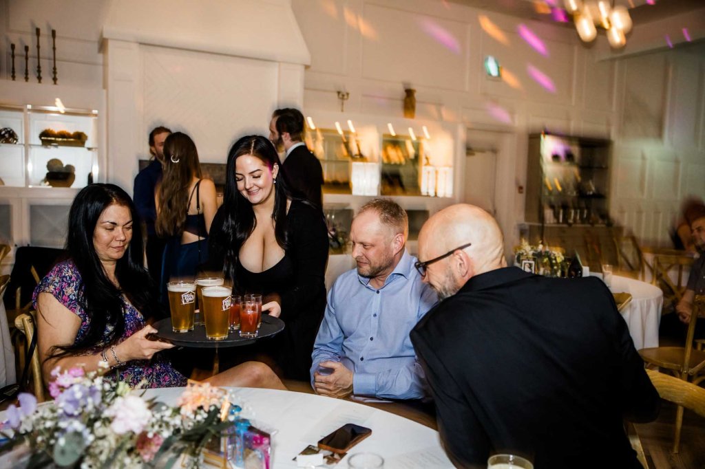 Calgary wedding photographer, bride and groom on their wedding day at Flores and Pine in Bearspaw Alberta, storytelling, candid, warm, editorial wedding photography