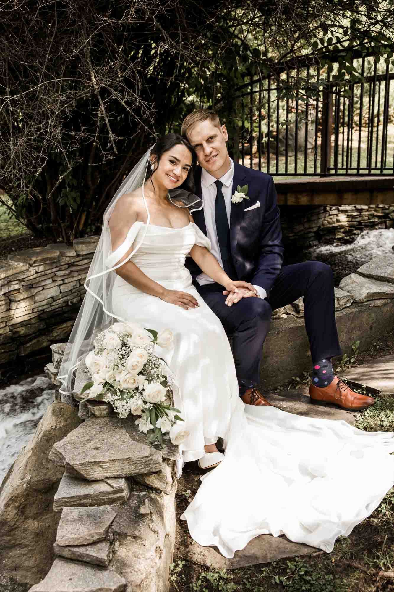 Calgary wedding photographer, wedding photography at the Lake House restaurant after a church ceremony and bridal portraits at Lake Bonavista. Photos captured in a candid, storytelling, documentary style