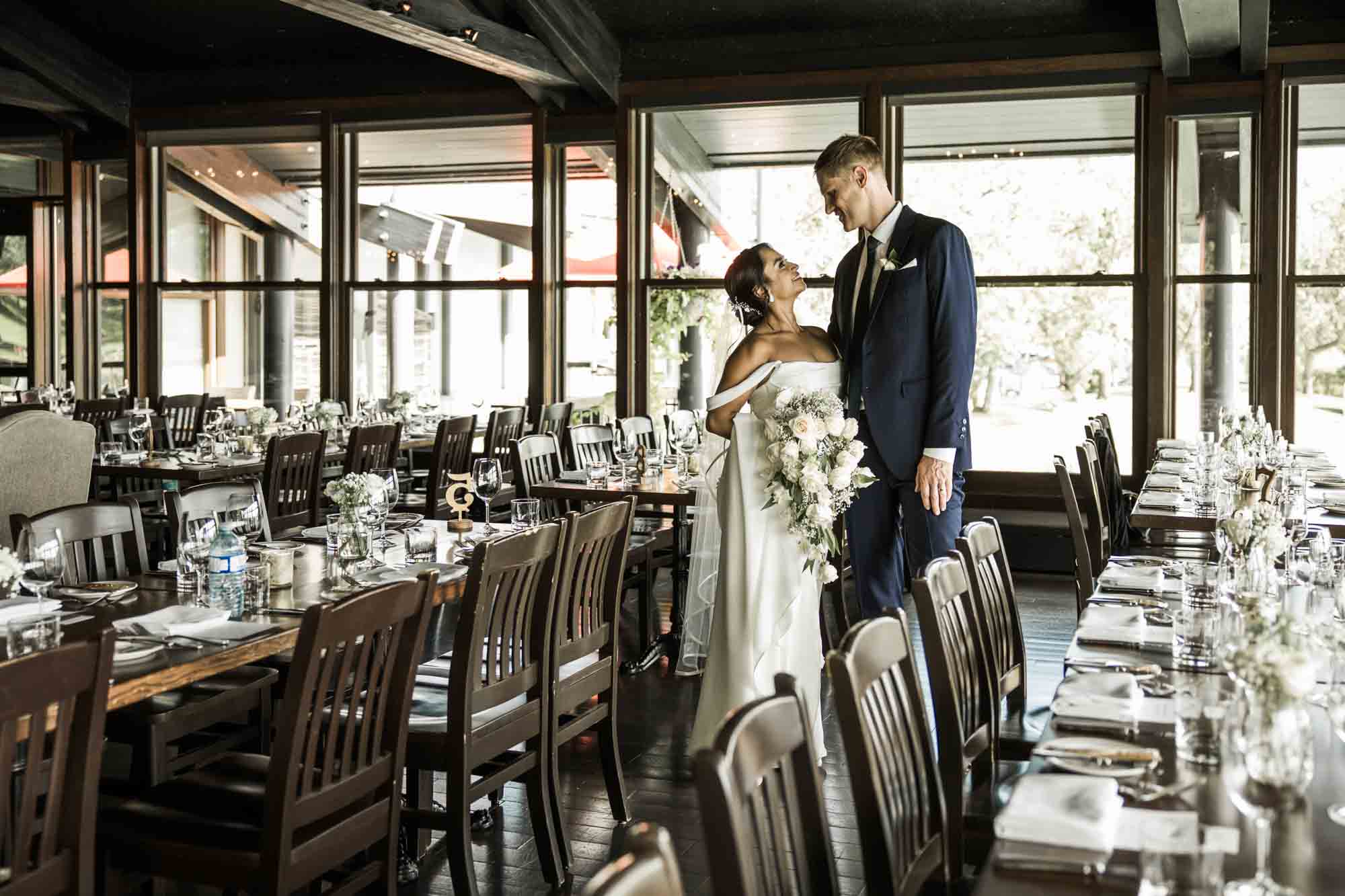 Calgary wedding photographer, wedding photography at the Lake House restaurant after a church ceremony and bridal portraits at Lake Bonavista. Photos captured in a candid, storytelling, documentary style