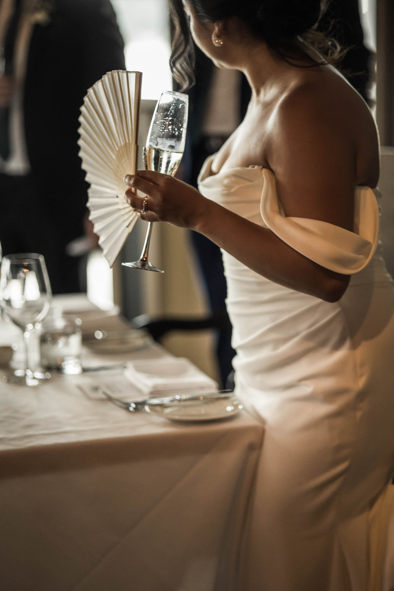 Calgary wedding photographer, wedding photography at the Lake House restaurant after a church ceremony and bridal portraits at Lake Bonavista. Photos captured in a candid, storytelling, documentary style