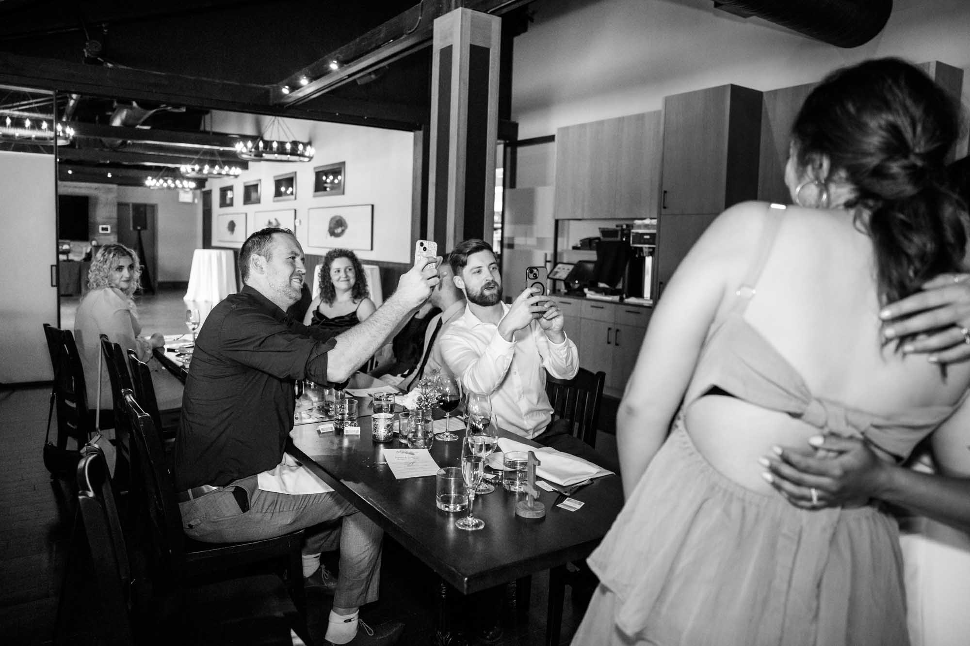 Calgary wedding photographer, wedding photography at the Lake House restaurant after a church ceremony and bridal portraits at Lake Bonavista. Photos captured in a candid, storytelling, documentary style