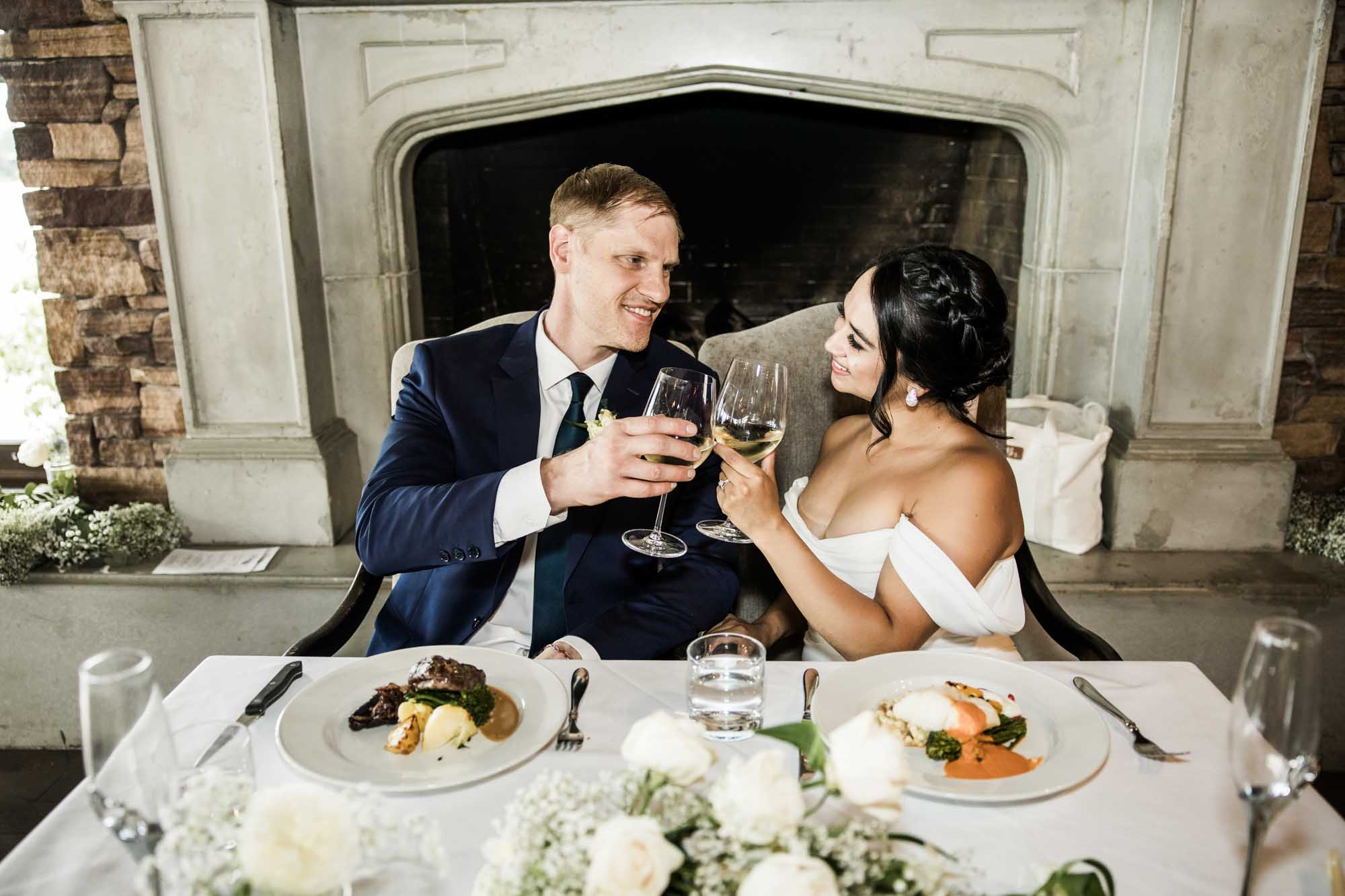 Calgary wedding photographer, wedding photography at the Lake House restaurant after a church ceremony and bridal portraits at Lake Bonavista. Photos captured in a candid, storytelling, documentary style