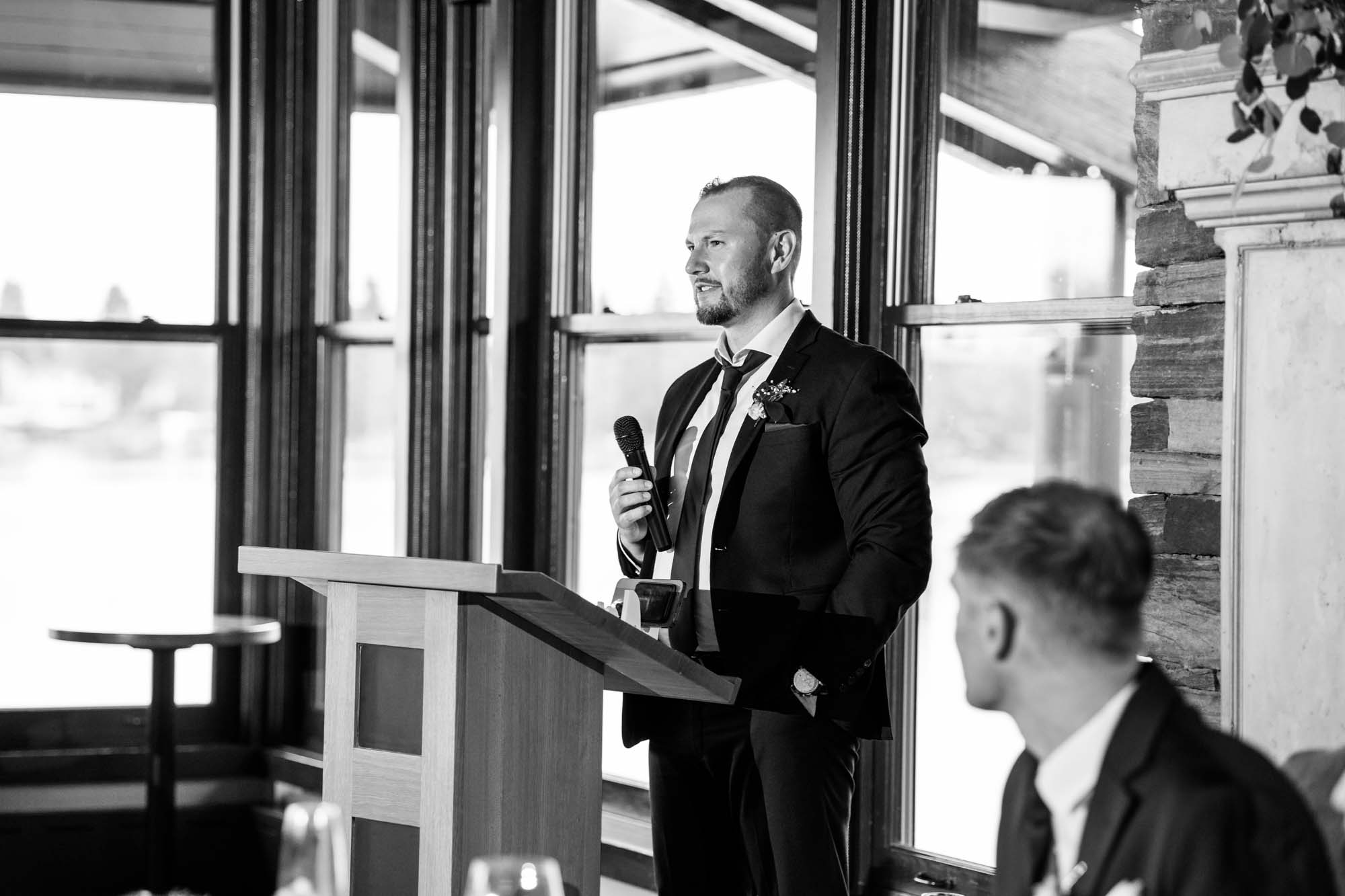 Calgary wedding photographer, wedding photography at the Lake House restaurant after a church ceremony and bridal portraits at Lake Bonavista. Photos captured in a candid, storytelling, documentary style