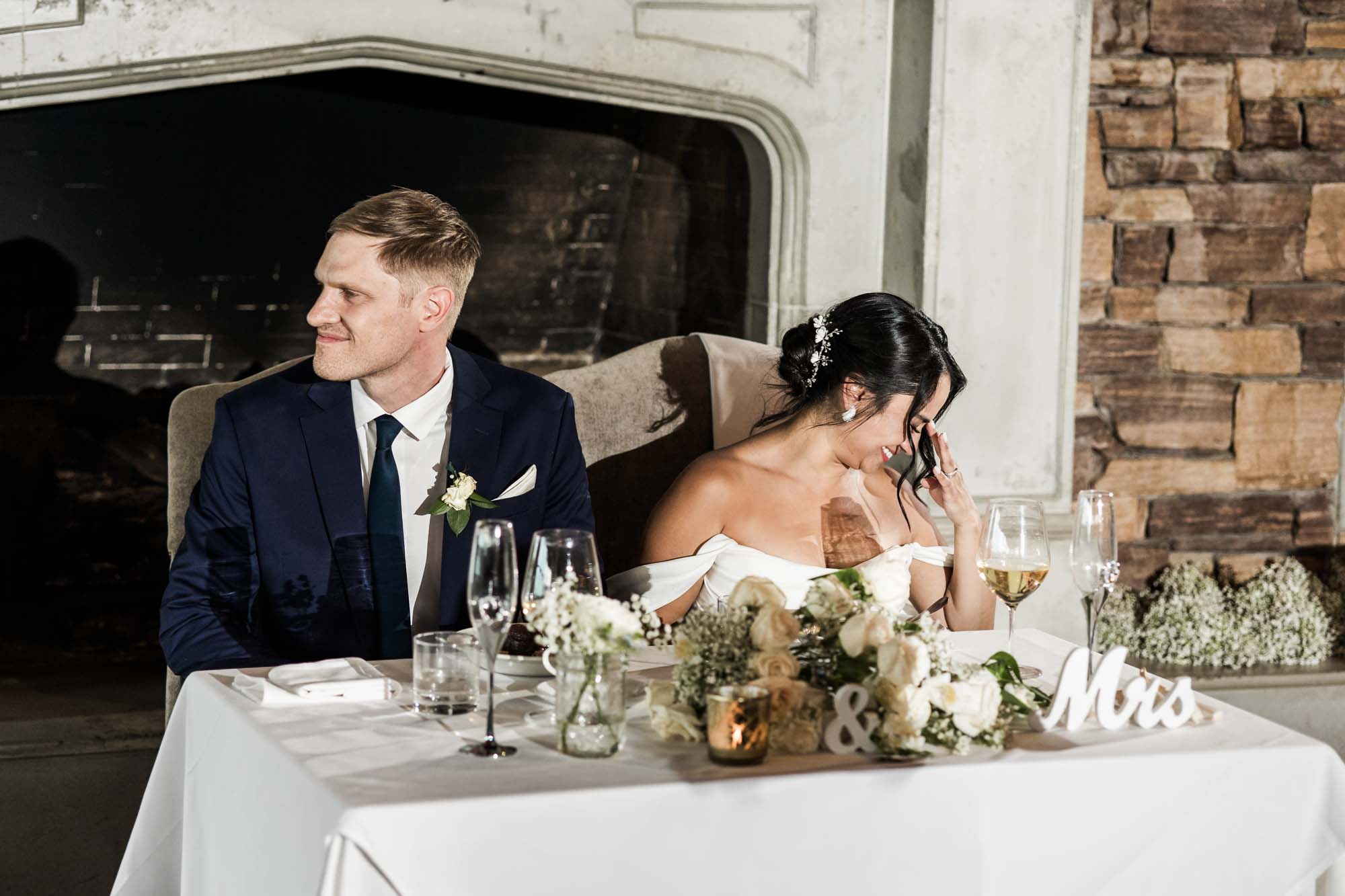 Calgary wedding photographer, wedding photography at the Lake House restaurant after a church ceremony and bridal portraits at Lake Bonavista. Photos captured in a candid, storytelling, documentary style