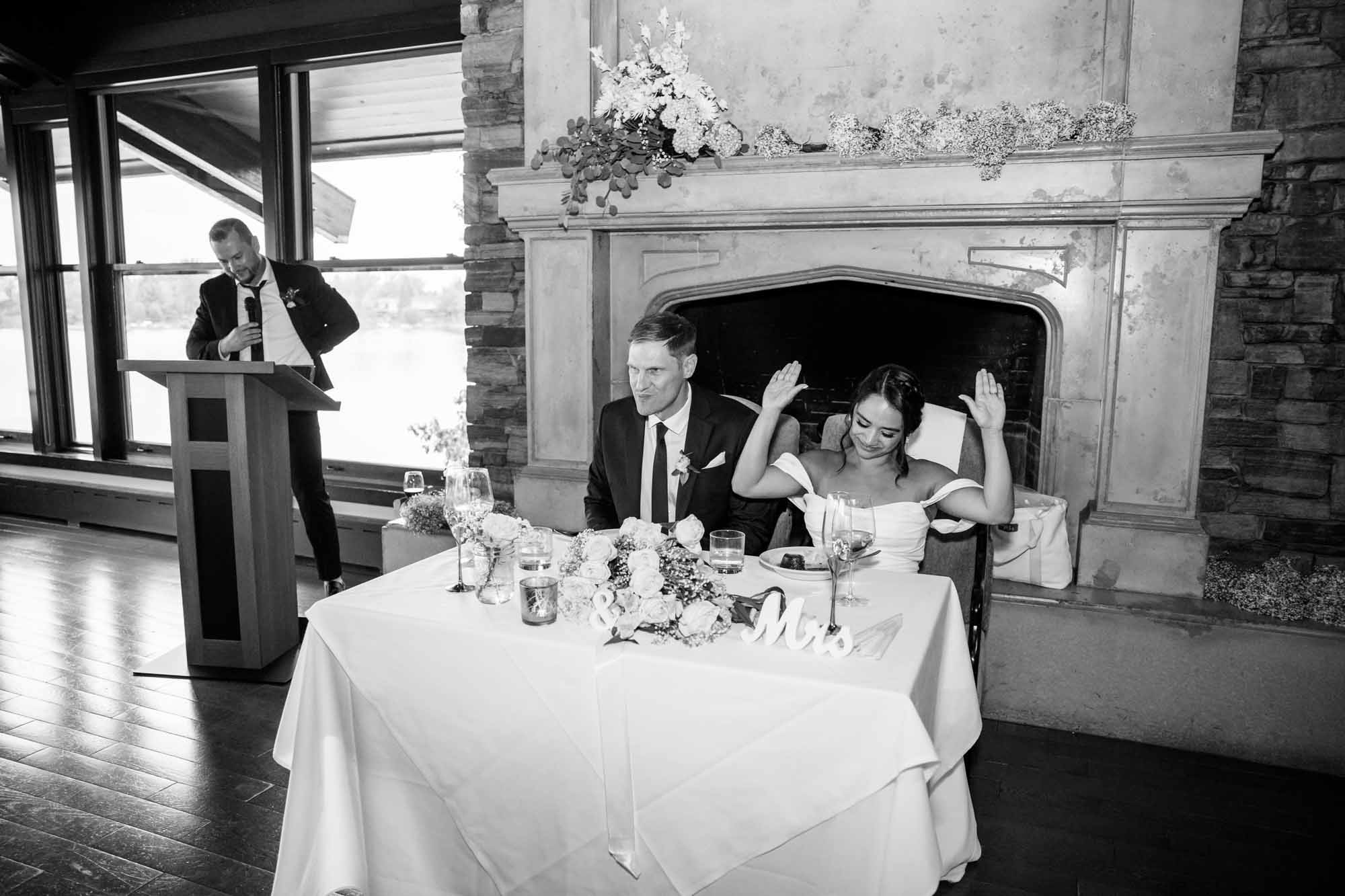 Calgary wedding photographer, wedding photography at the Lake House restaurant after a church ceremony and bridal portraits at Lake Bonavista. Photos captured in a candid, storytelling, documentary style