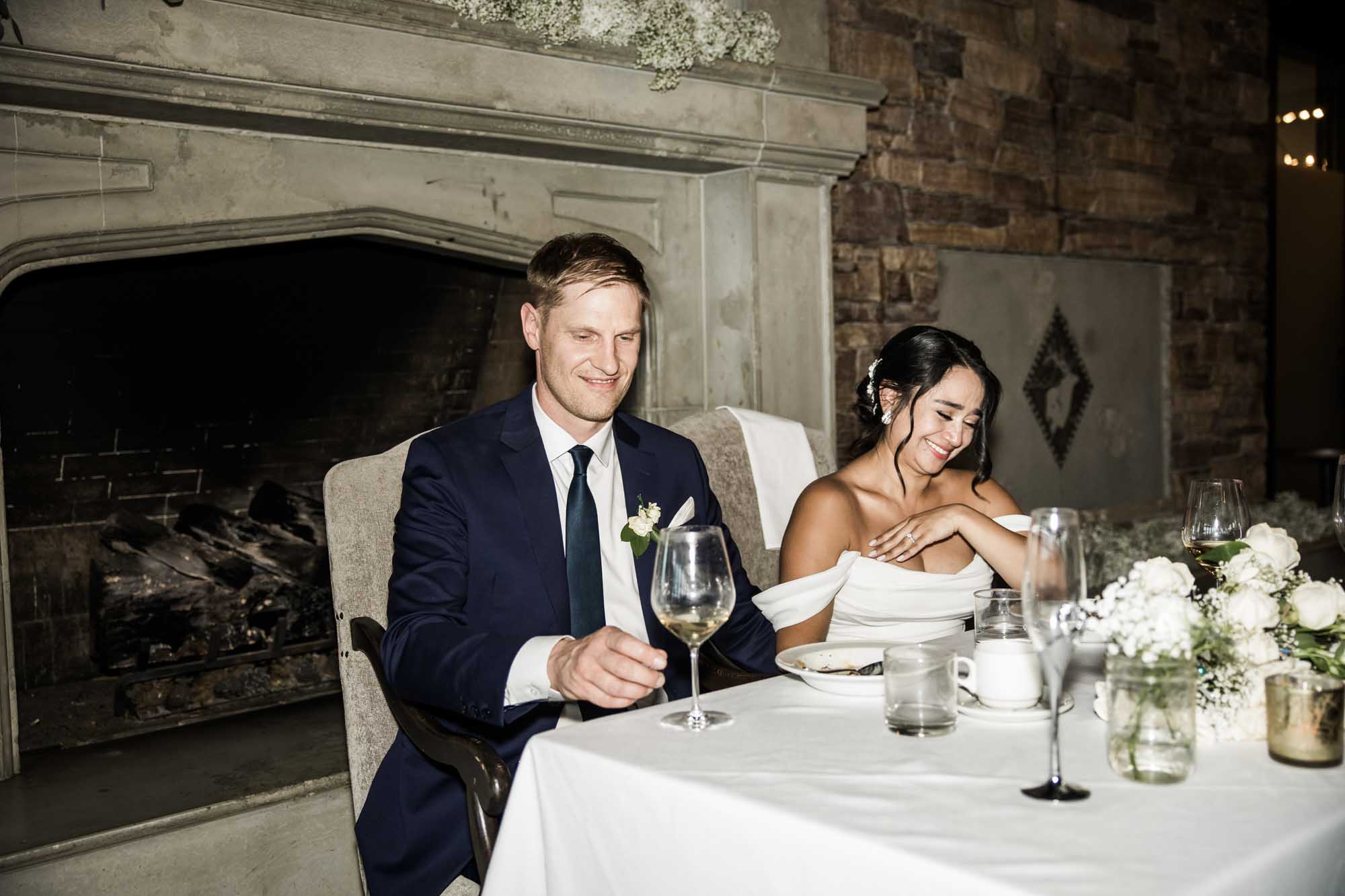 Calgary wedding photographer, wedding photography at the Lake House restaurant after a church ceremony and bridal portraits at Lake Bonavista. Photos captured in a candid, storytelling, documentary style