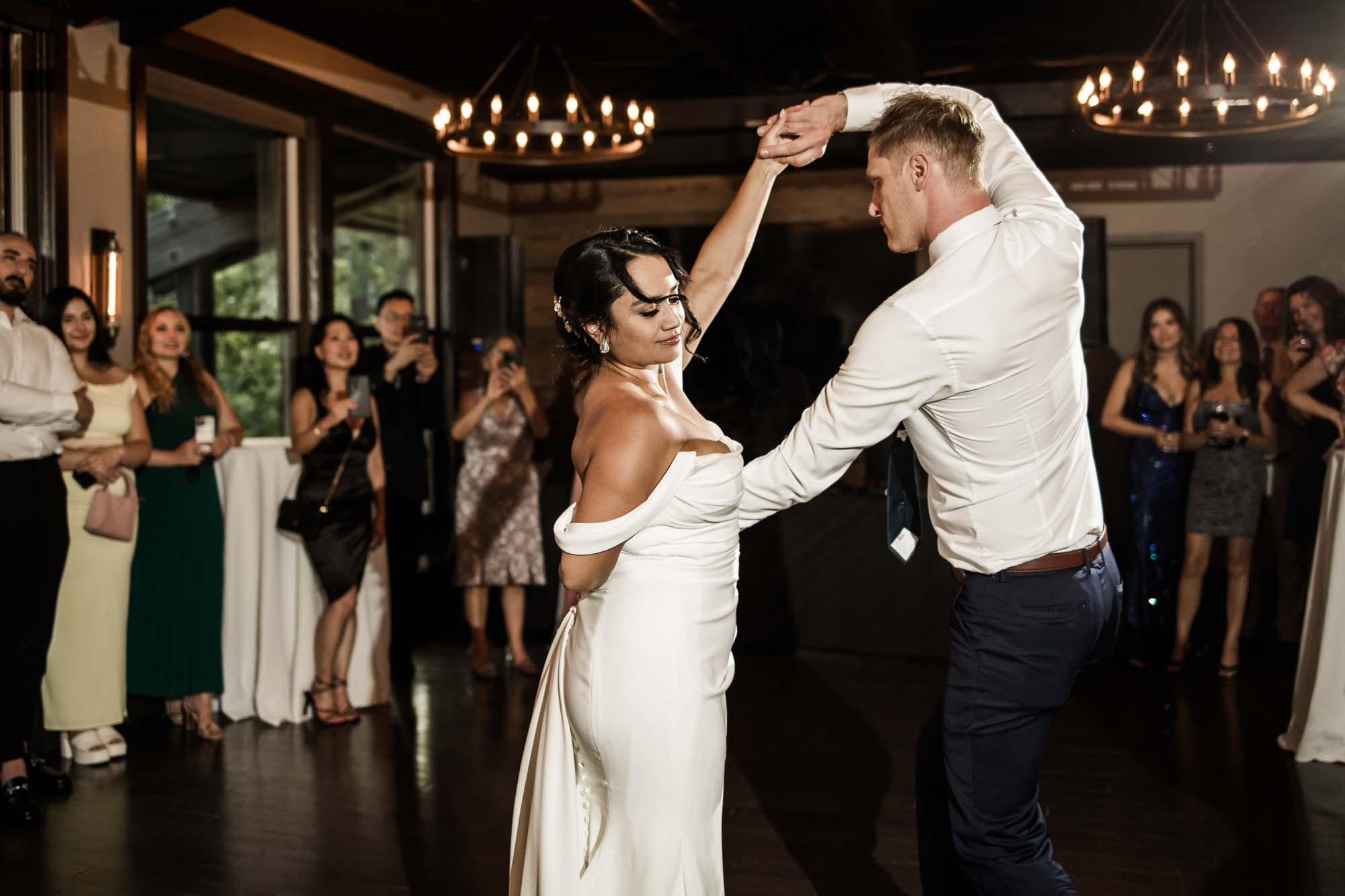 Calgary wedding photographer, wedding photography at the Lake House restaurant after a church ceremony and bridal portraits at Lake Bonavista. Photos captured in a candid, storytelling, documentary style