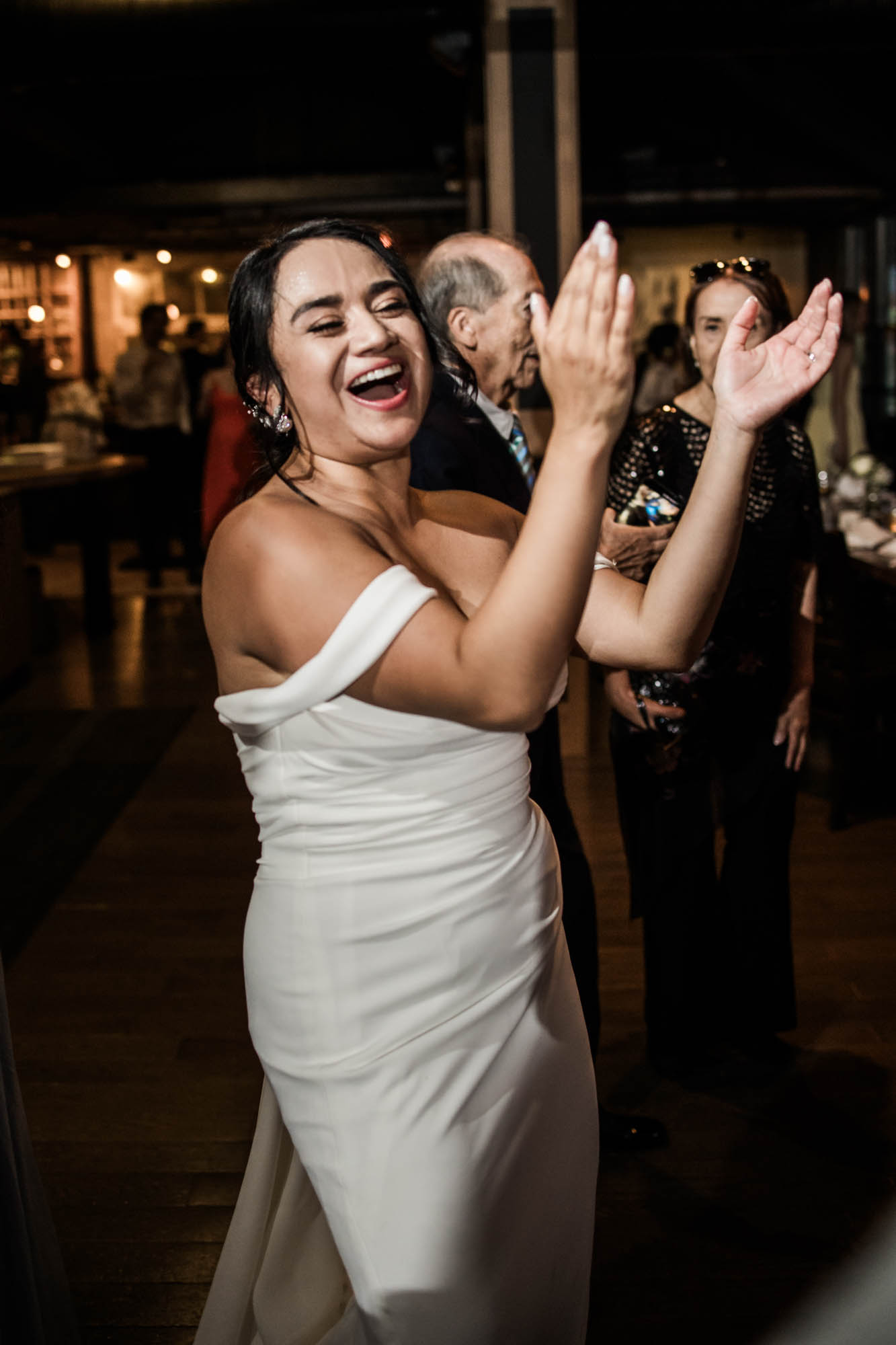 Calgary wedding photographer, wedding photography at the Lake House restaurant after a church ceremony and bridal portraits at Lake Bonavista. Photos captured in a candid, storytelling, documentary style