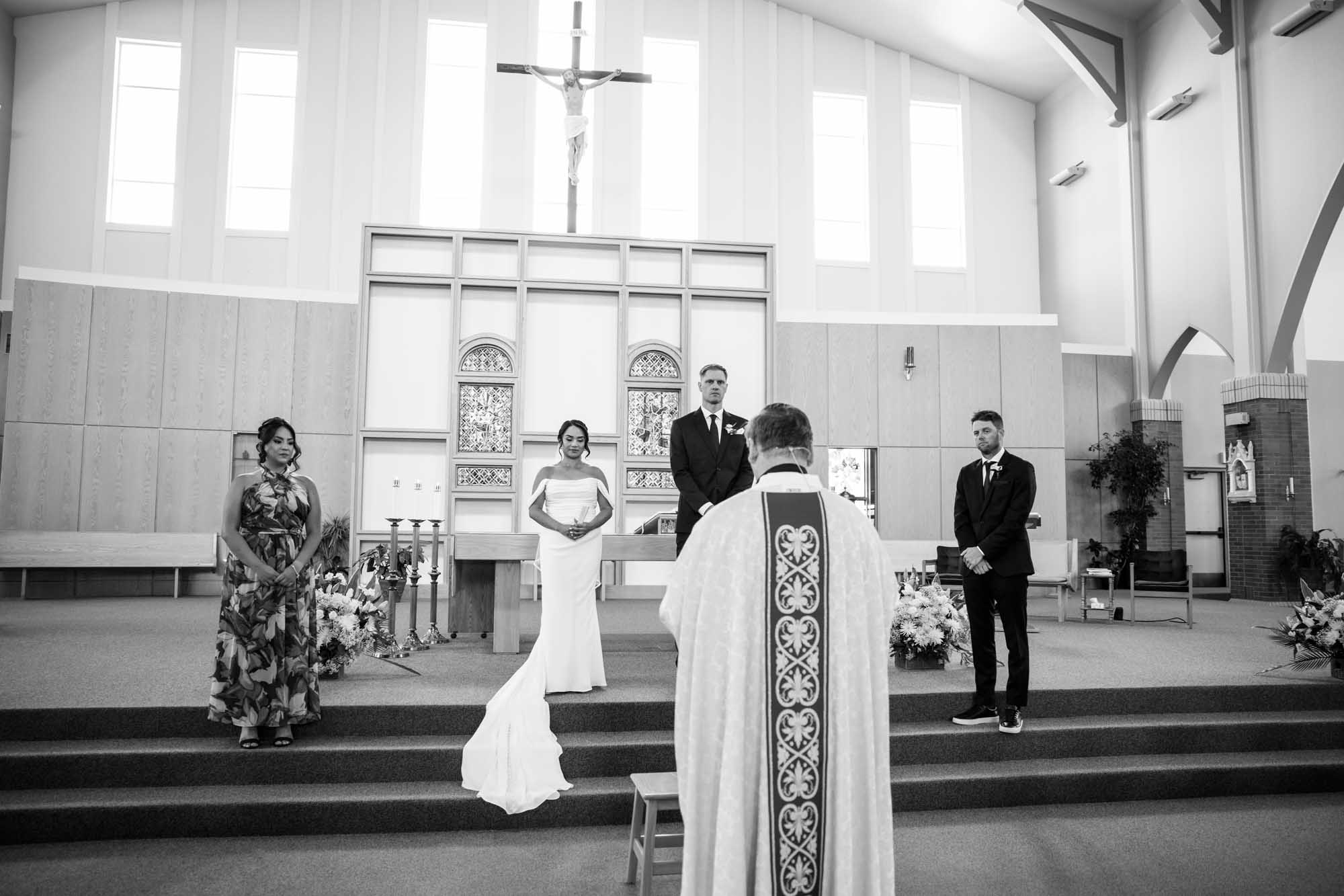 Calgary wedding photographer, wedding photography at the Lake House restaurant after a church ceremony and bridal portraits at Lake Bonavista. Photos captured in a candid, storytelling, documentary style