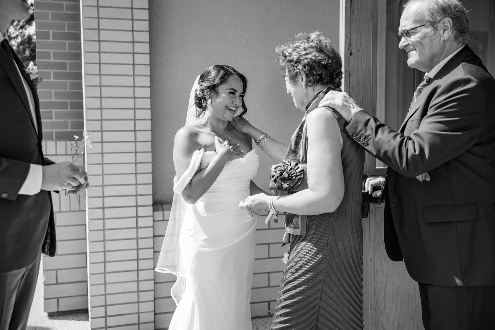 Calgary wedding photographer, wedding photography at the Lake House restaurant after a church ceremony and bridal portraits at Lake Bonavista. Photos captured in a candid, storytelling, documentary style