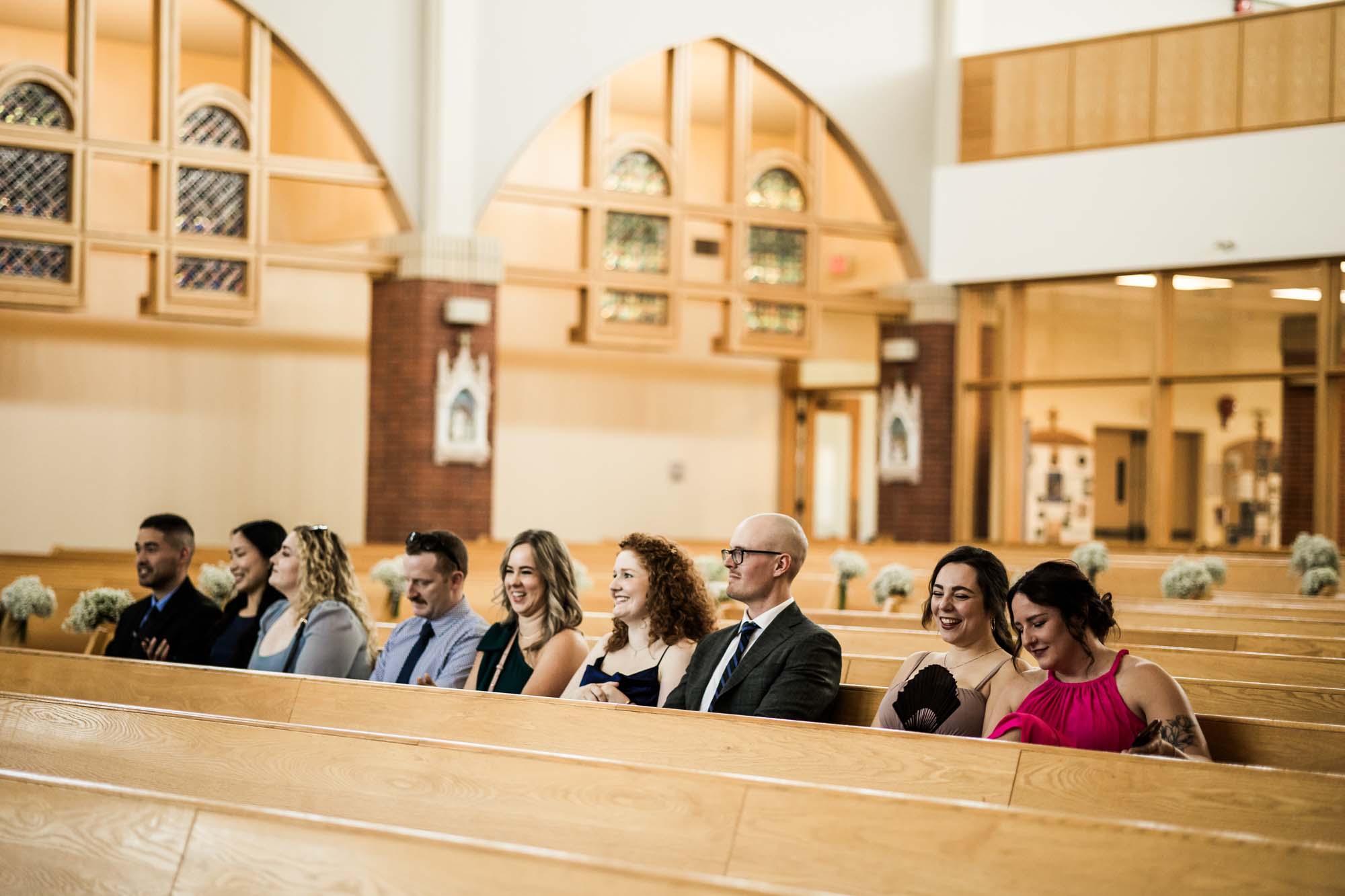Calgary wedding photographer, wedding photography at the Lake House restaurant after a church ceremony and bridal portraits at Lake Bonavista. Photos captured in a candid, storytelling, documentary style