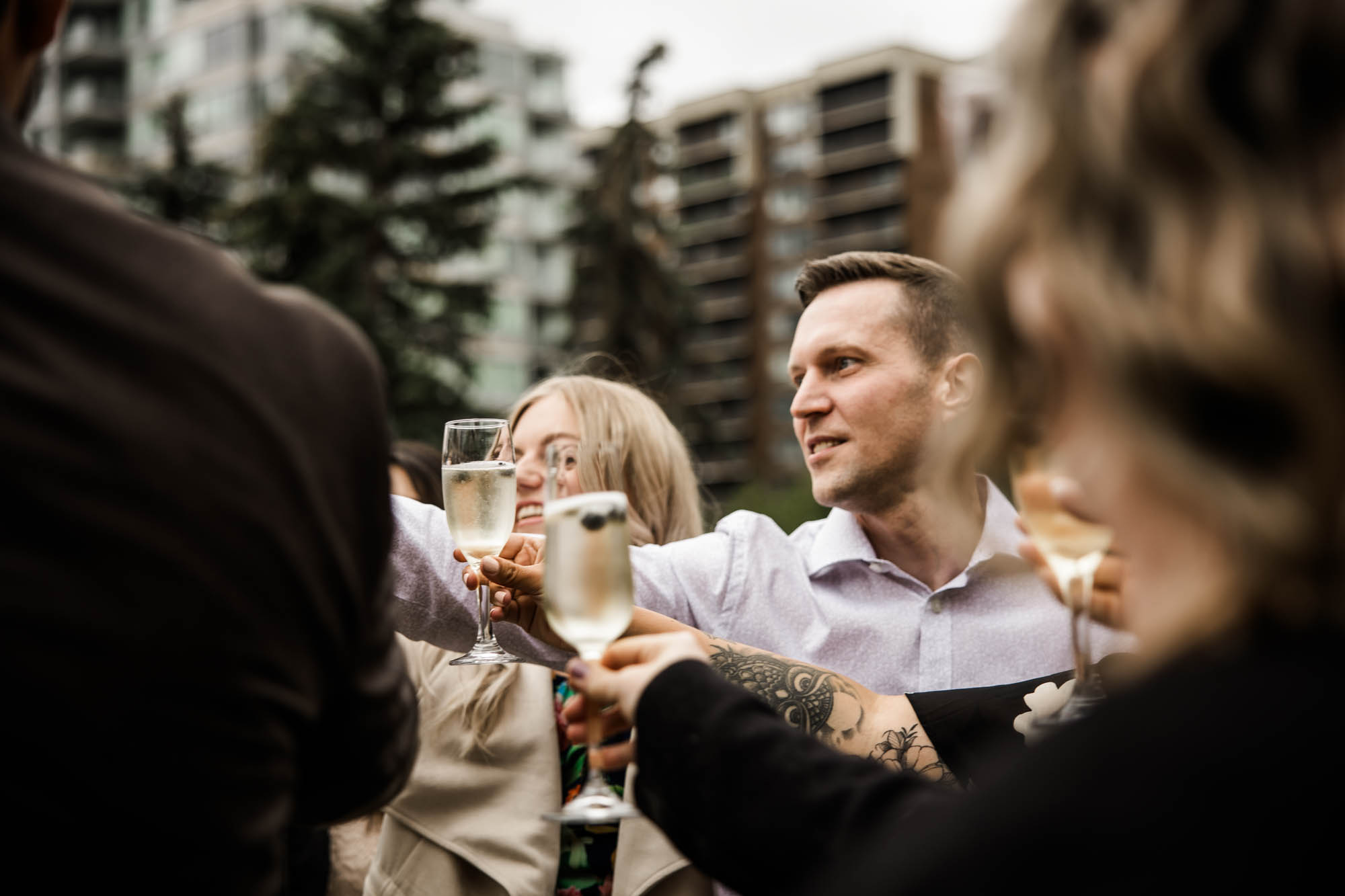 Calgary wedding photographer, couple on their wedding day at Lougheed House, photography in an editorial style with vintage bridal attire and venue