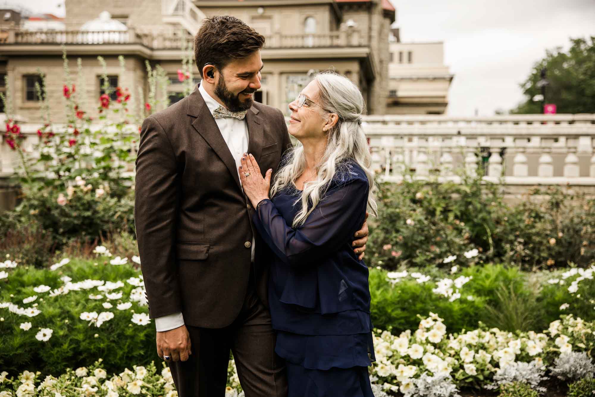 Calgary wedding photographer, couple on their wedding day at Lougheed House, photography in an editorial style with vintage bridal attire and venue