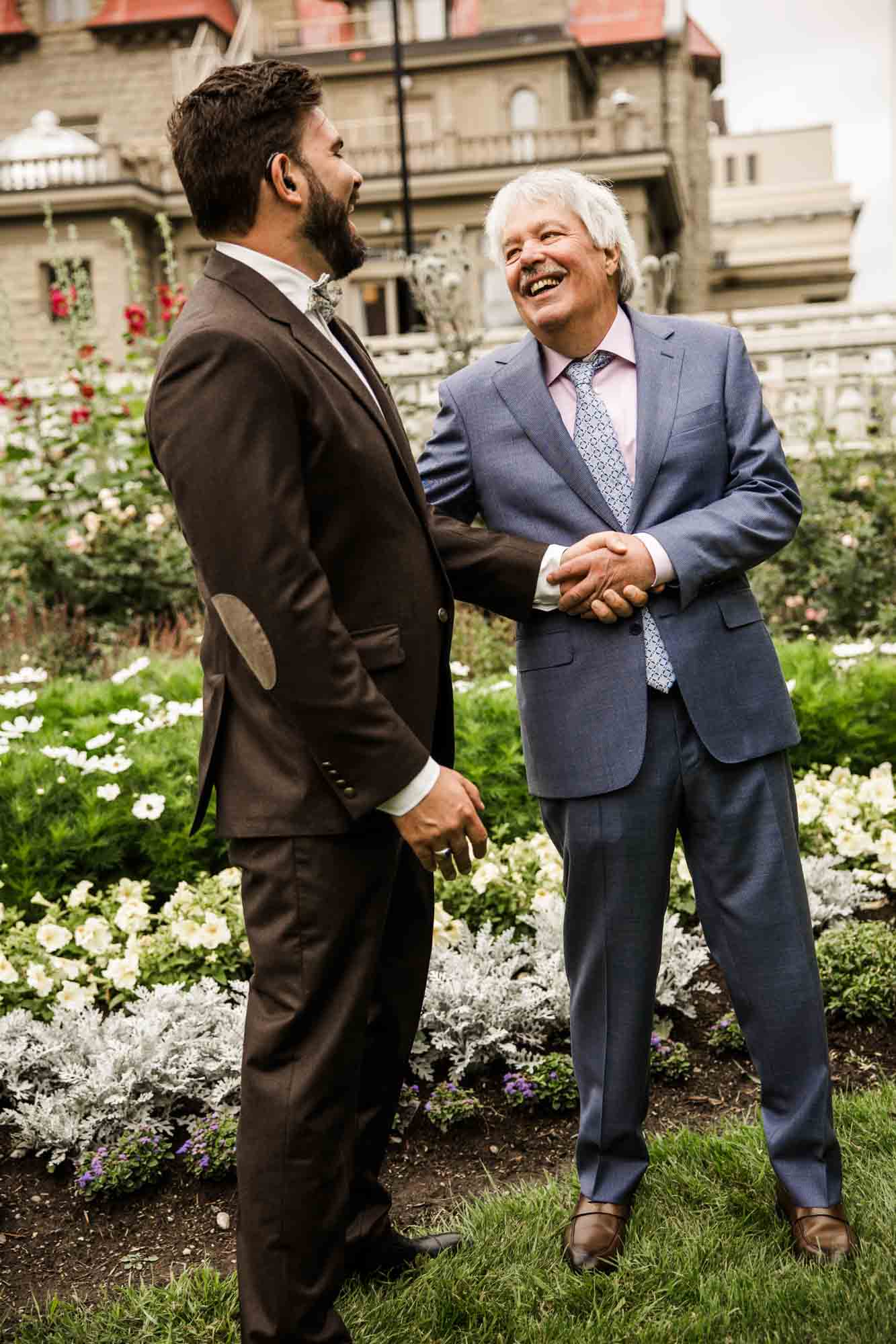 Calgary wedding photographer, couple on their wedding day at Lougheed House, photography in an editorial style with vintage bridal attire and venue