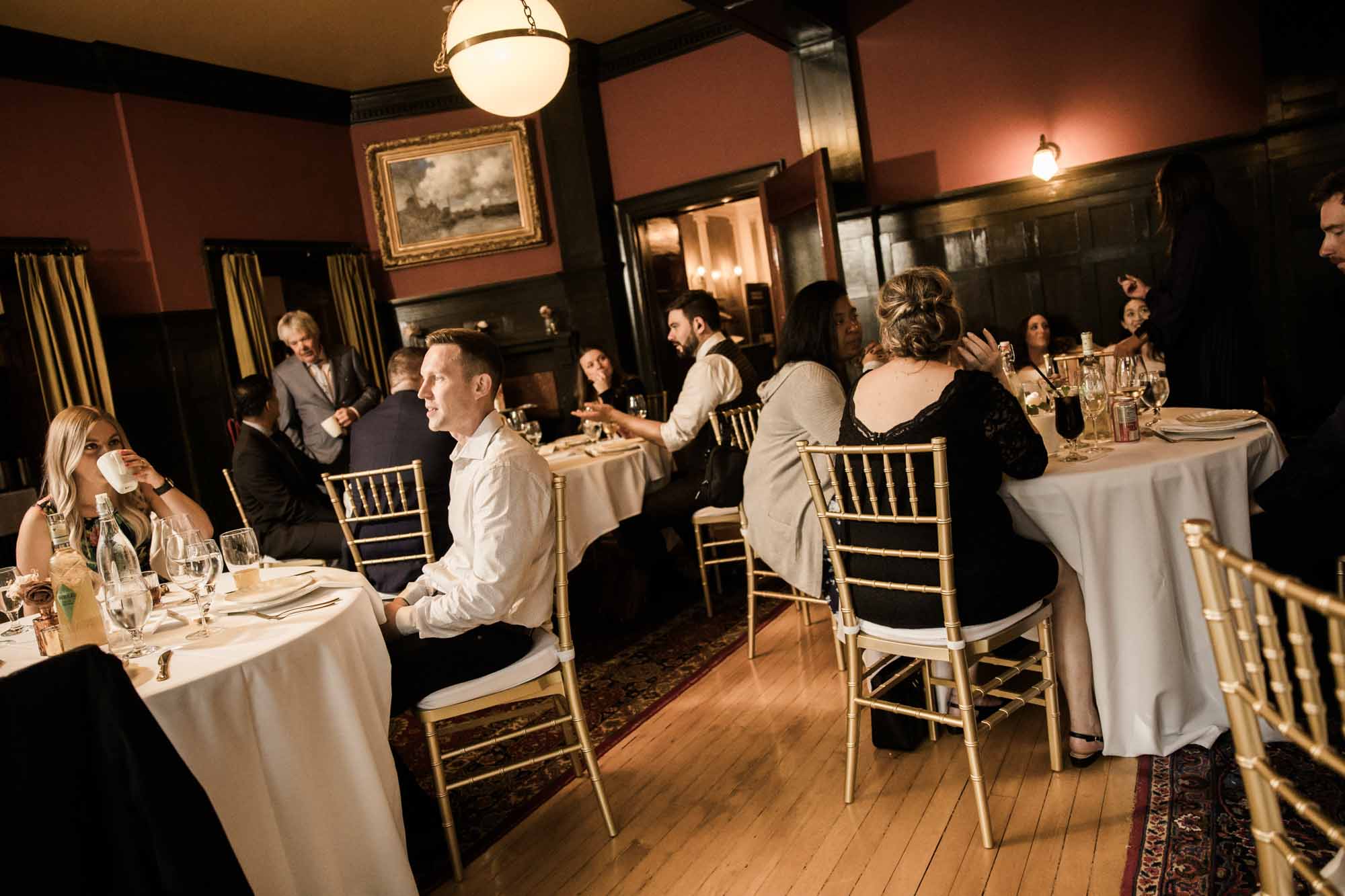 Calgary wedding photographer, couple on their wedding day at Lougheed House, photography in an editorial style with vintage bridal attire and venue