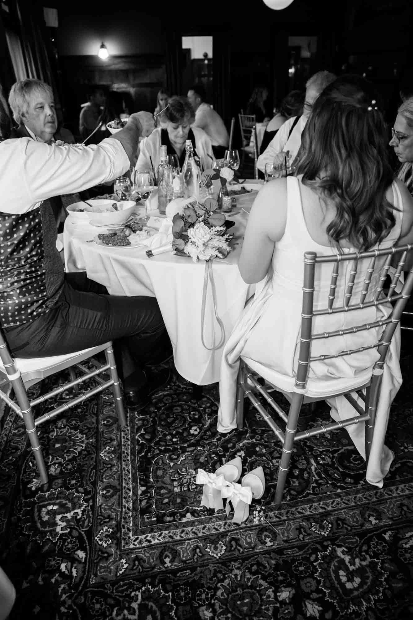 Calgary wedding photographer, couple on their wedding day at Lougheed House, photography in an editorial style with vintage bridal attire and venue