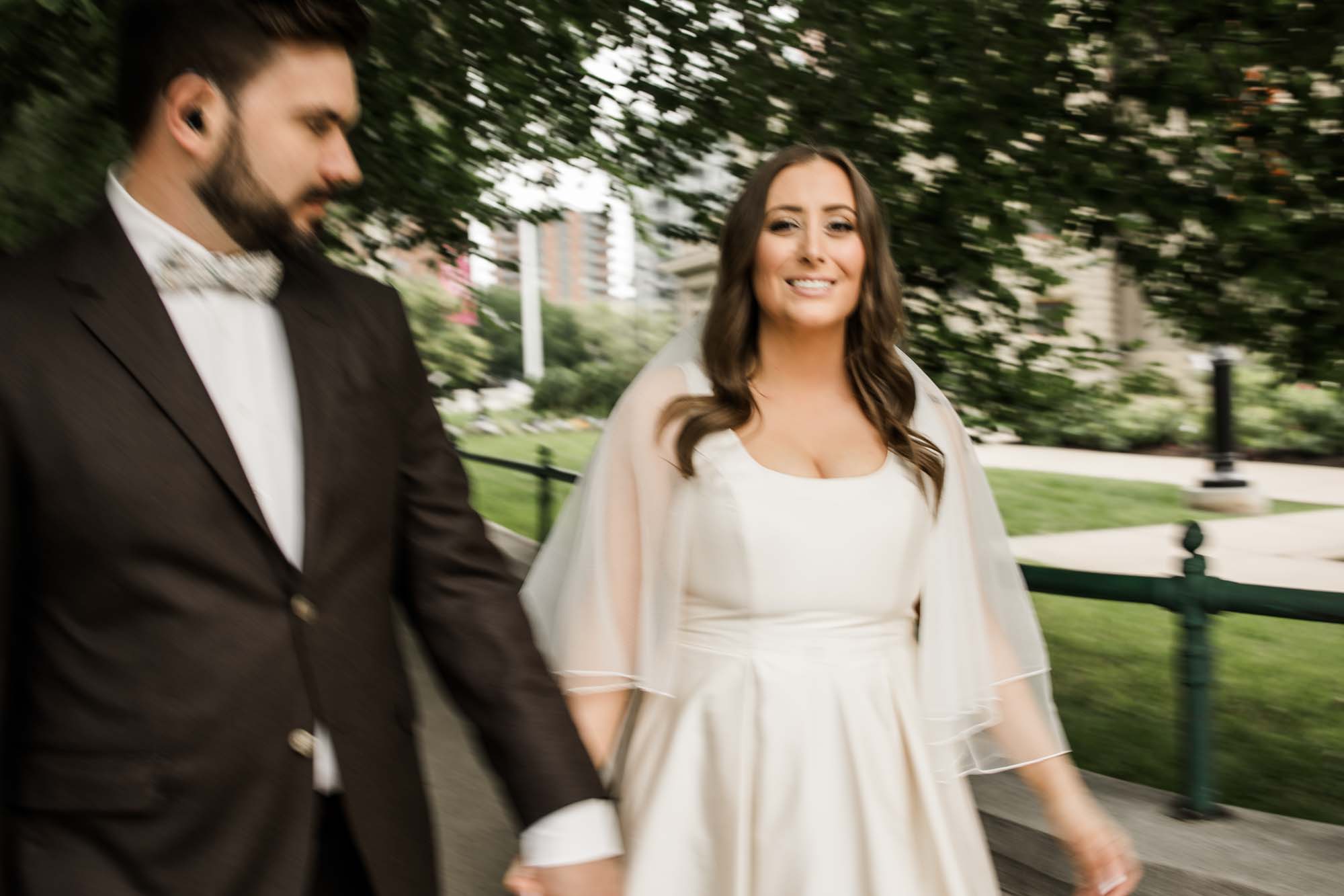 Calgary wedding photographer, couple on their wedding day at Lougheed House, photography in an editorial style with vintage bridal attire and venue