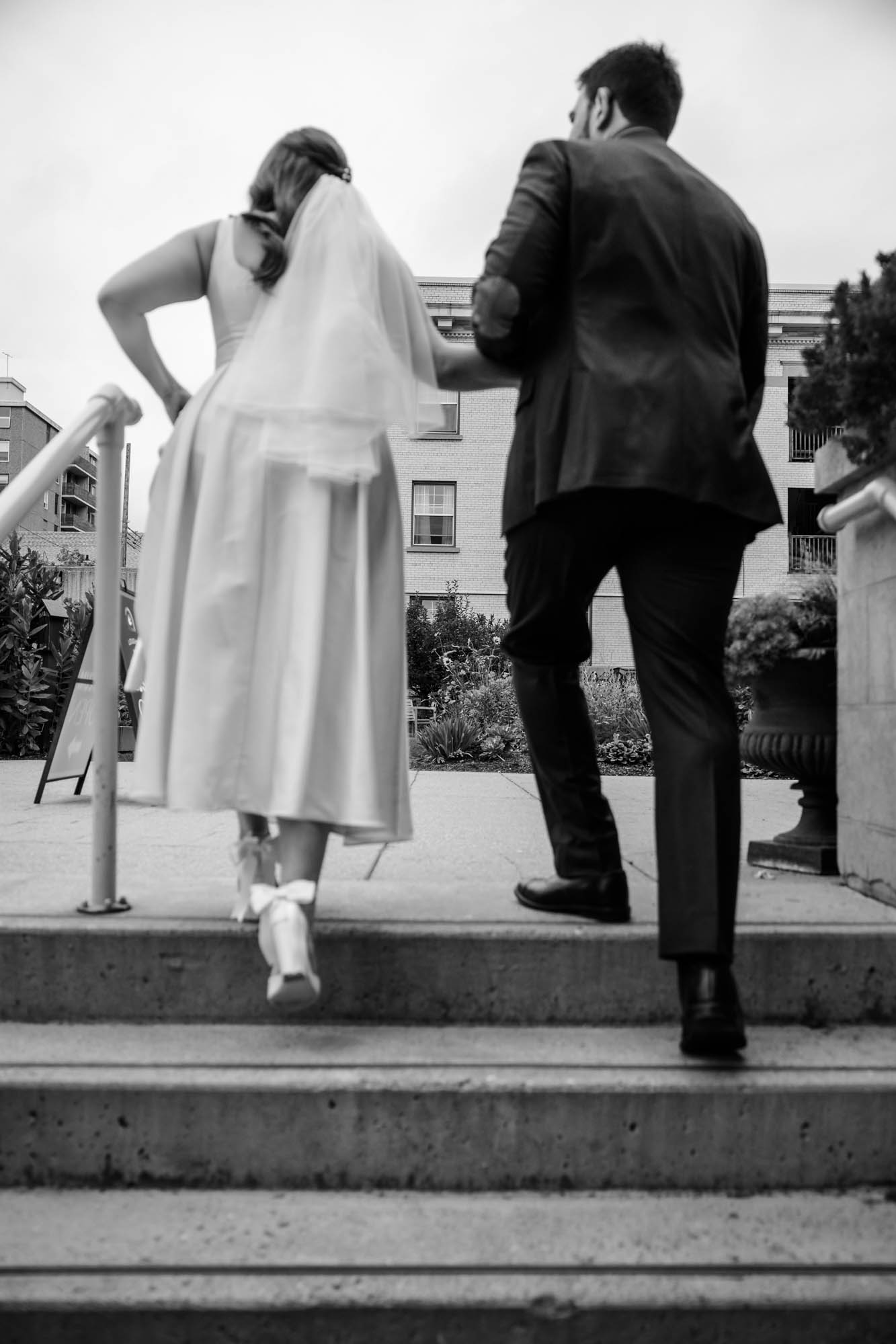 Calgary wedding photographer, couple on their wedding day at Lougheed House, photography in an editorial style with vintage bridal attire and venue
