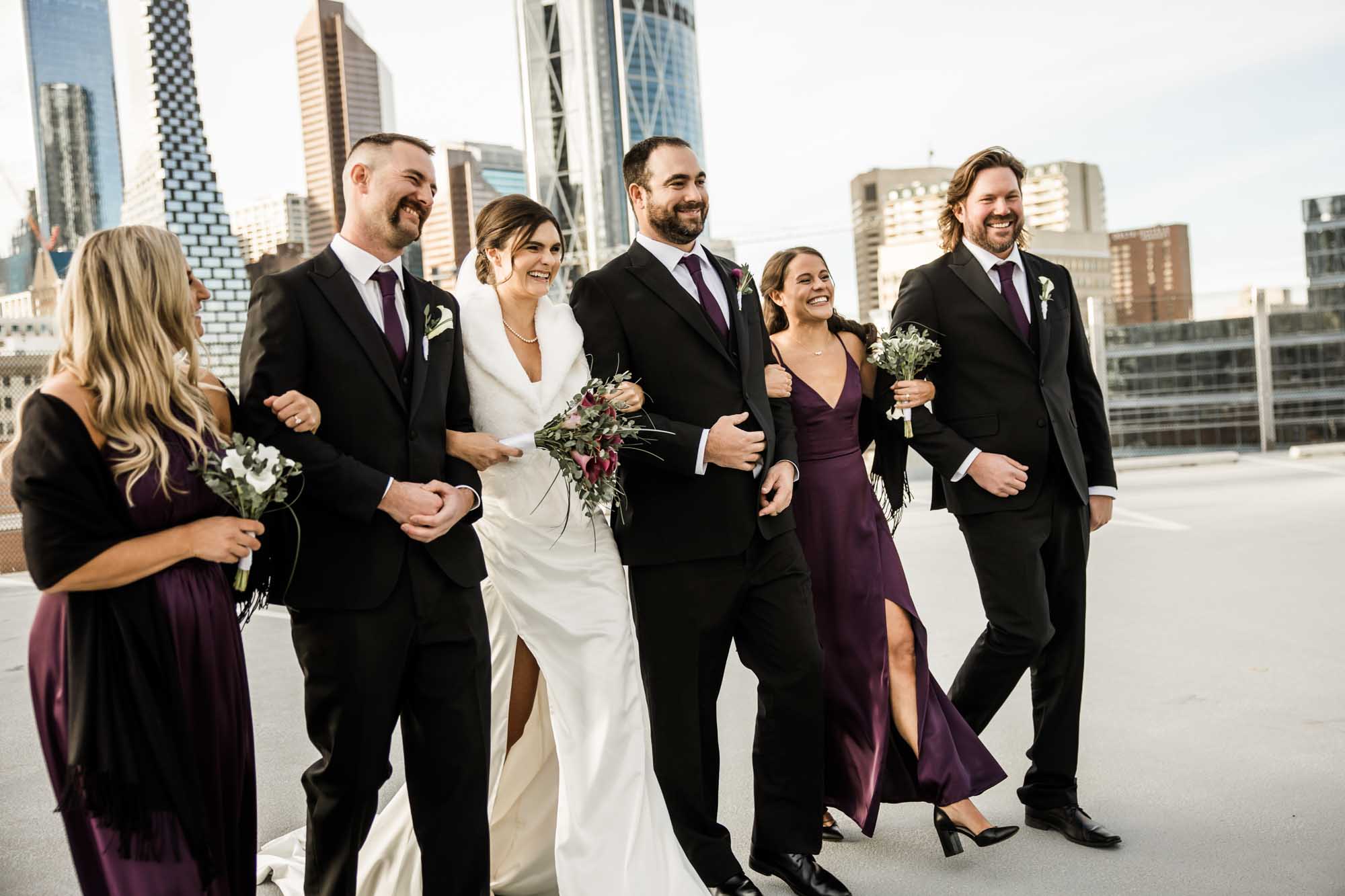 Calgary wedding photographer, bride and groom on their wedding day at the Platform Innovation Centre, candid, documentary, storytelling photography