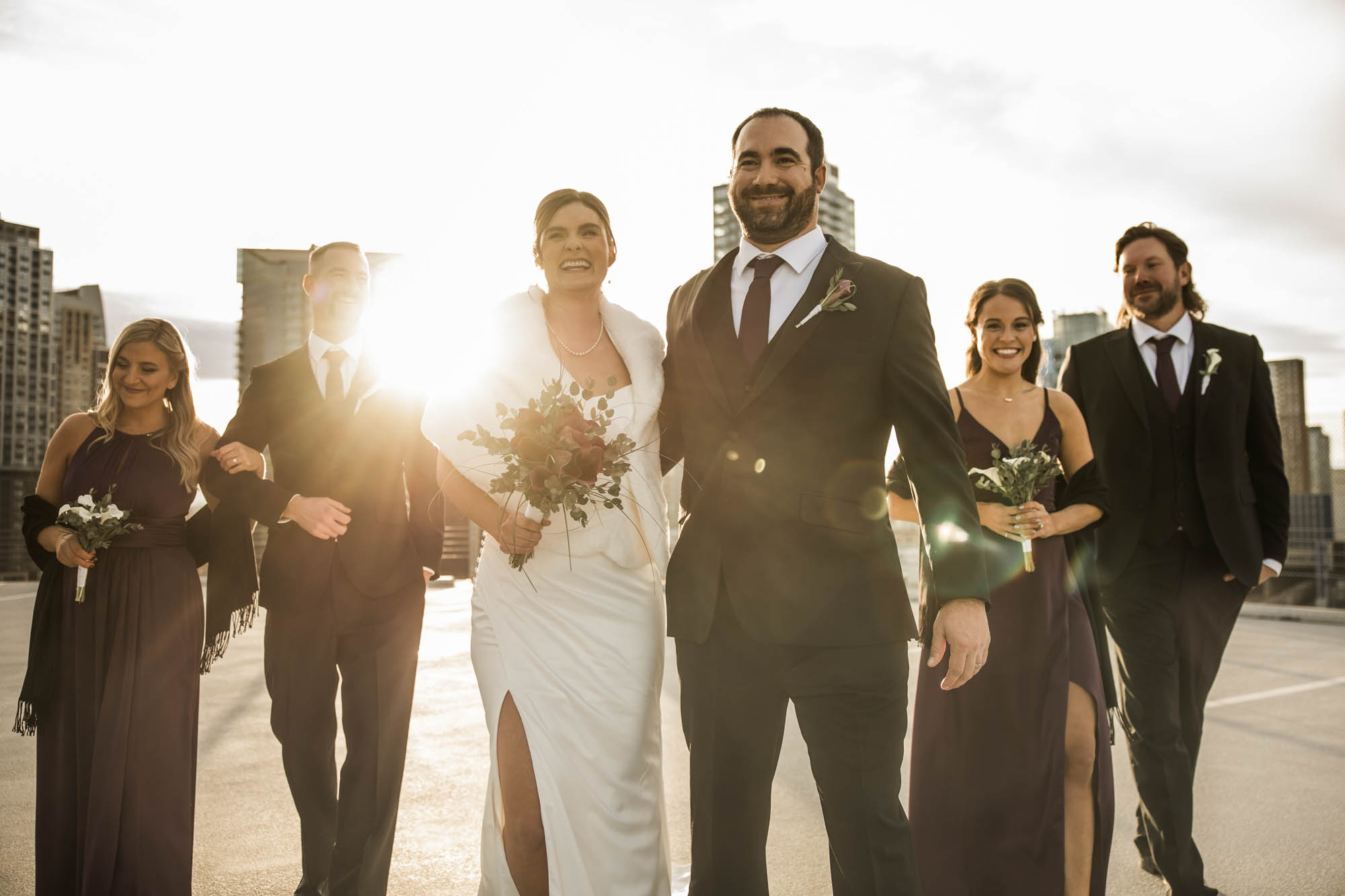 Calgary wedding photographer, bride and groom on their wedding day at the Platform Innovation Centre, candid, documentary, storytelling photography