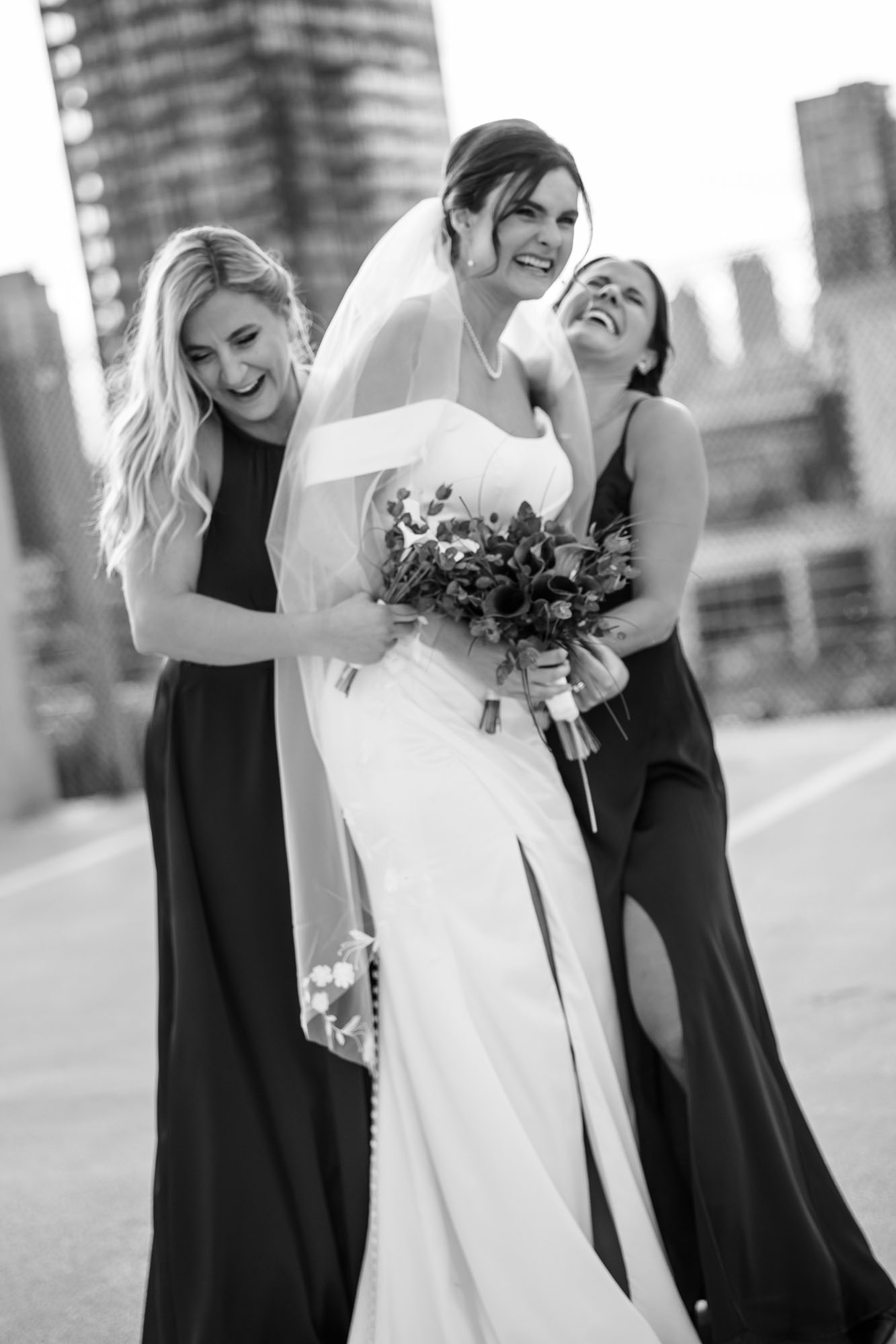 Calgary wedding photographer, bride and groom on their wedding day at the Platform Innovation Centre, candid, documentary, storytelling photography
