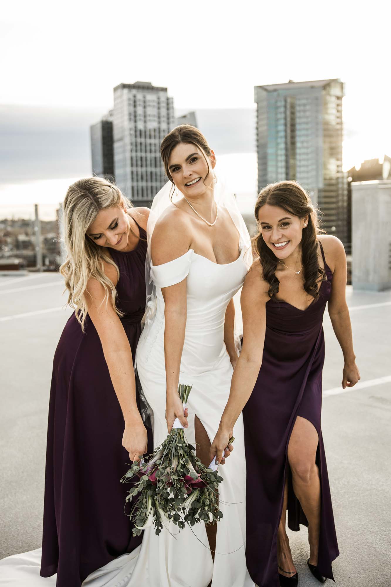Calgary wedding photographer, bride and groom on their wedding day at the Platform Innovation Centre, candid, documentary, storytelling photography