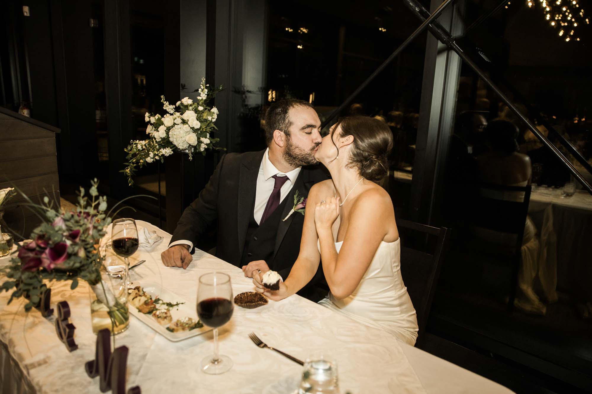 Calgary wedding photographer, bride and groom on their wedding day at the Mickelson National Golf Club reception, candid, documentary, storytelling photography