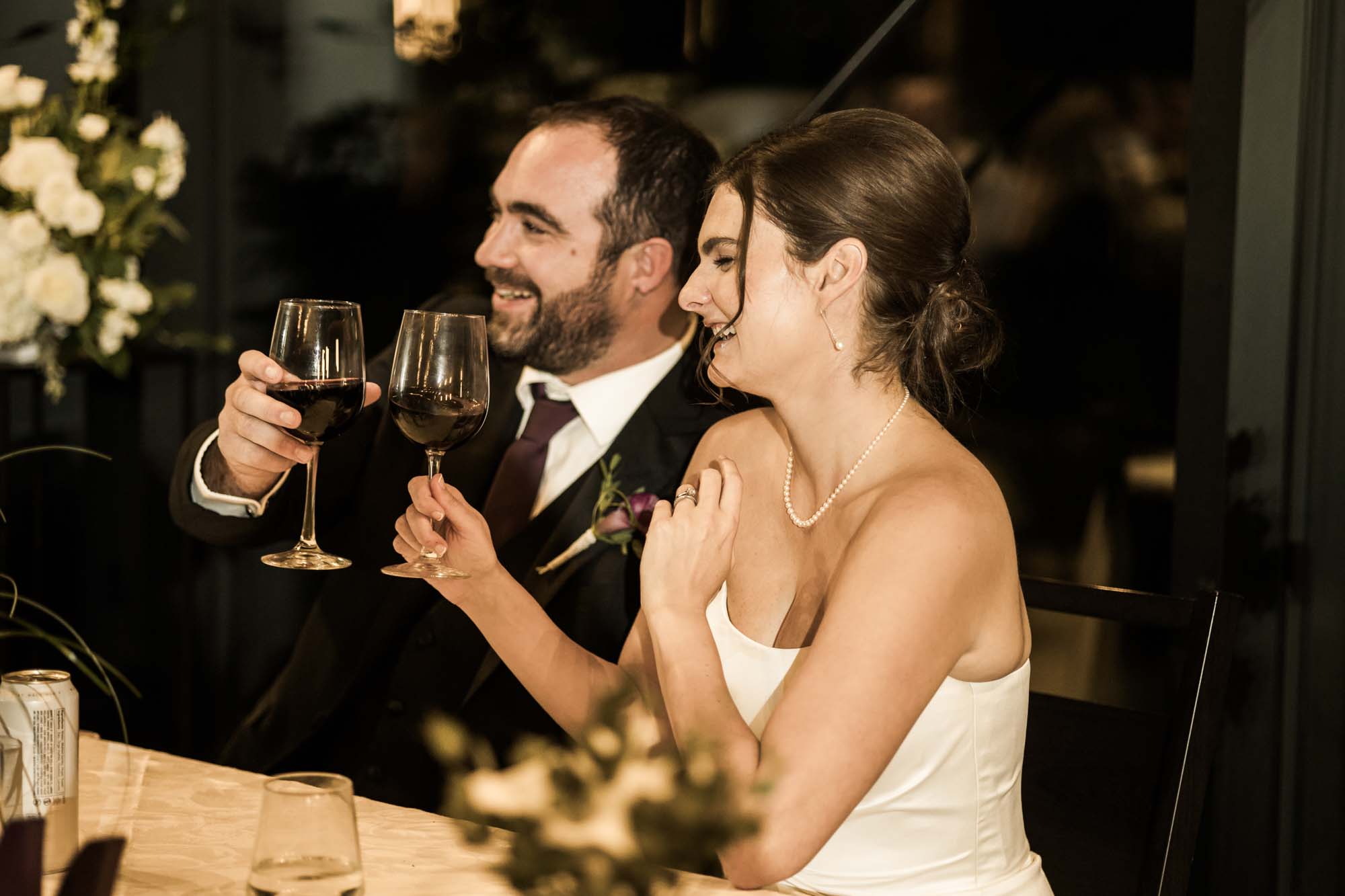 Calgary wedding photographer, bride and groom on their wedding day at the Mickelson National Golf Club reception, candid, documentary, storytelling photography