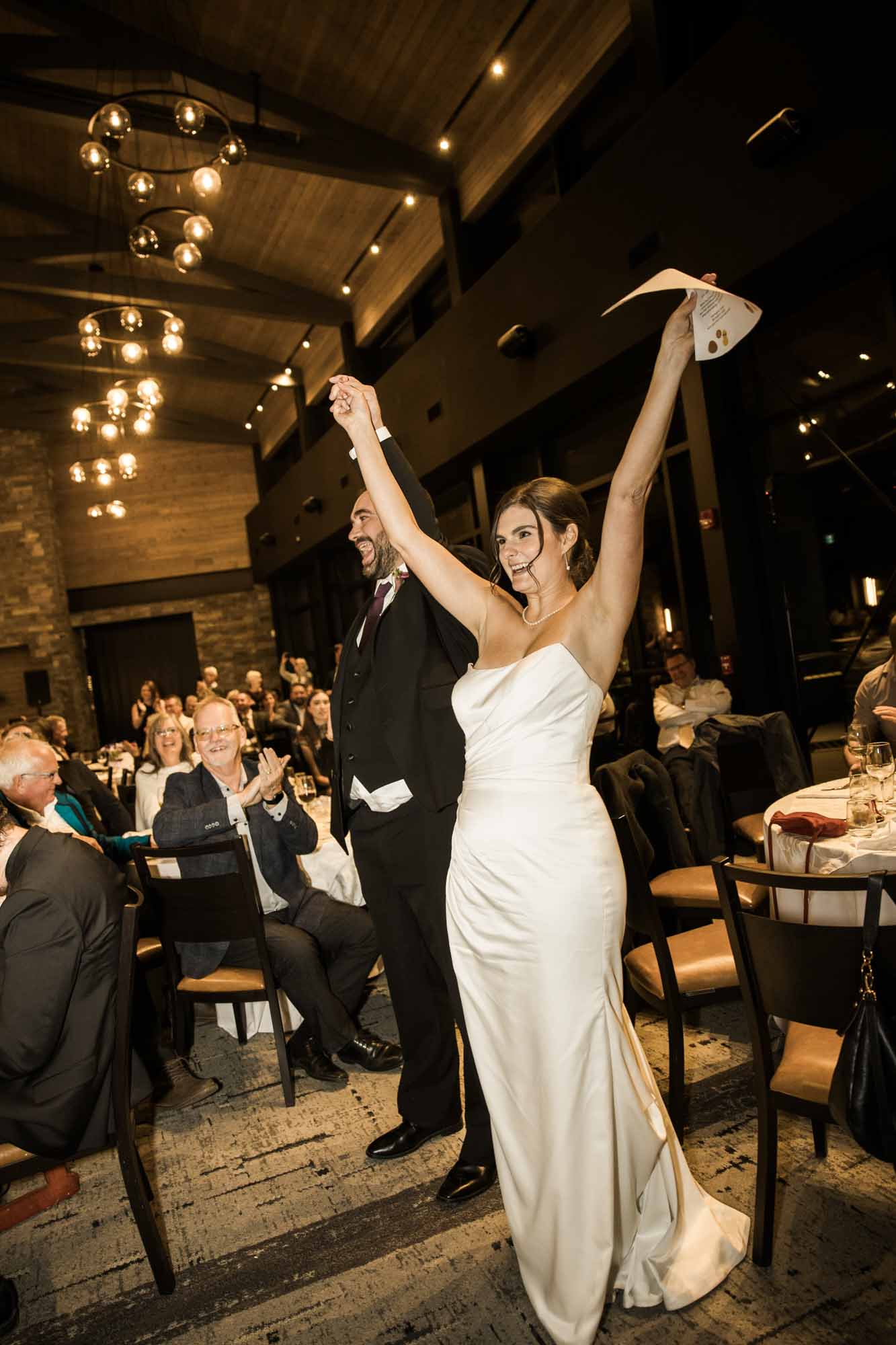 Calgary wedding photographer, bride and groom on their wedding day at the Mickelson National Golf Club reception, candid, documentary, storytelling photography