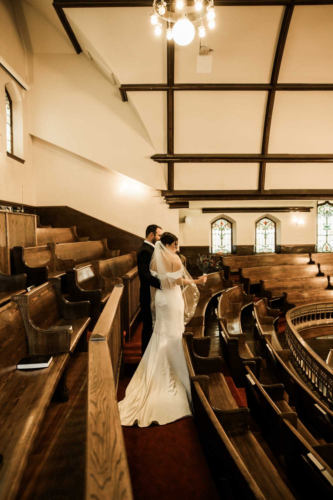 Calgary wedding photographer, bride and groom on their wedding day at the Platform Innovation Centre, candid, documentary, storytelling photography