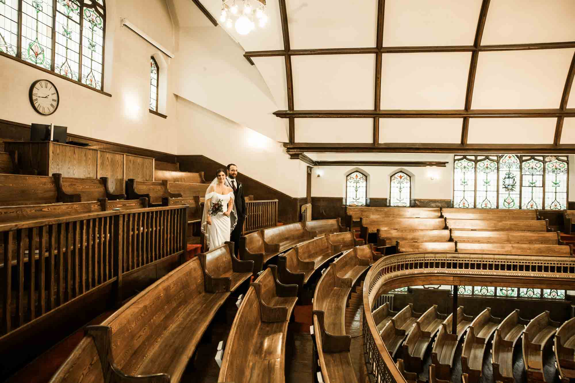 Calgary wedding photographer, bride and groom on their wedding day at the Platform Innovation Centre, candid, documentary, storytelling photography