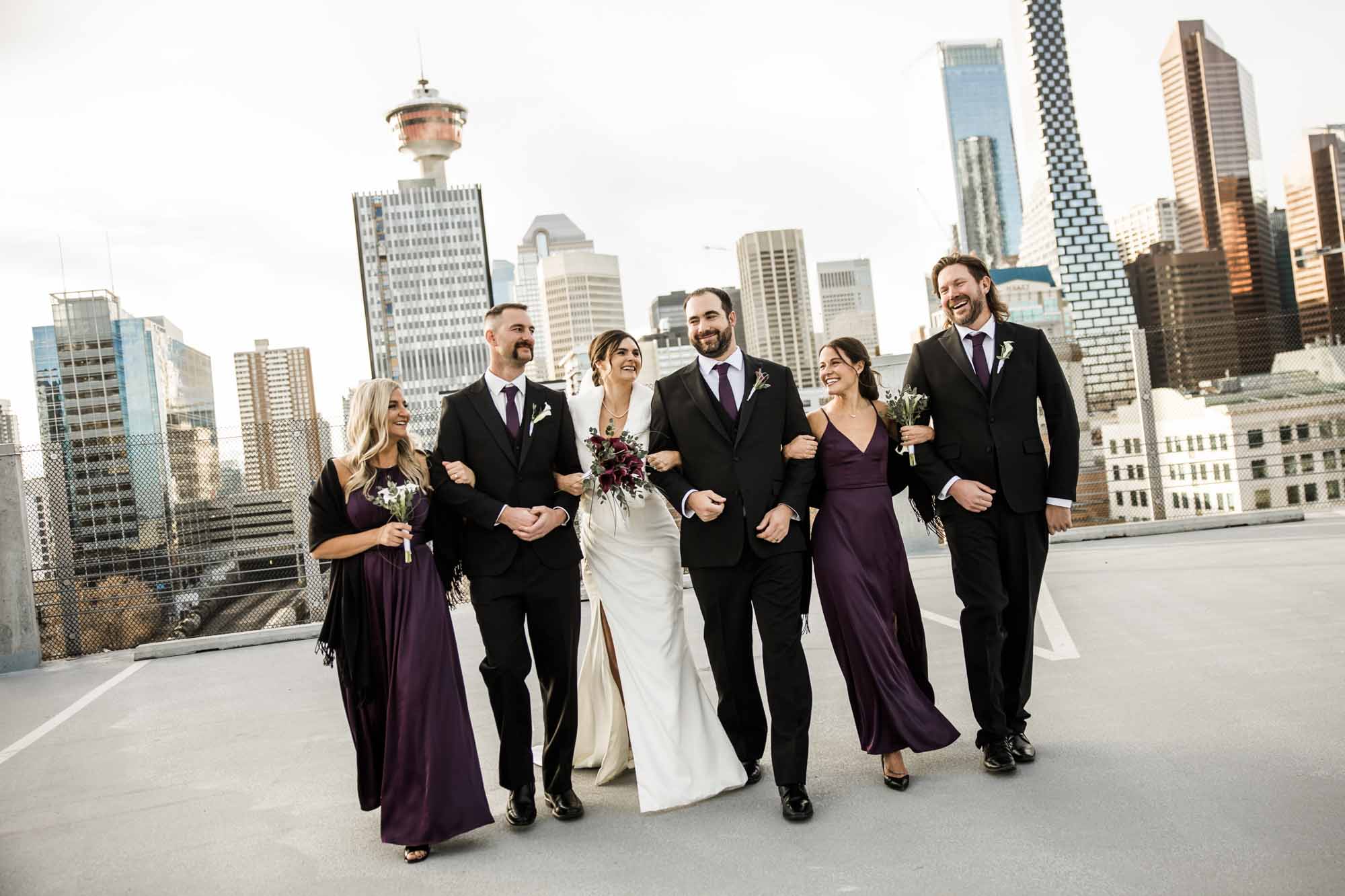 Calgary wedding photographer, bride and groom on their wedding day at the Platform Innovation Centre, candid, documentary, storytelling photography
